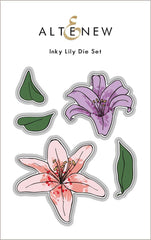 Stamp & Die & Stencil Bundle Inky Lily