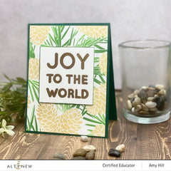Stamp & Die & Stencil Bundle Joy To The World Typography