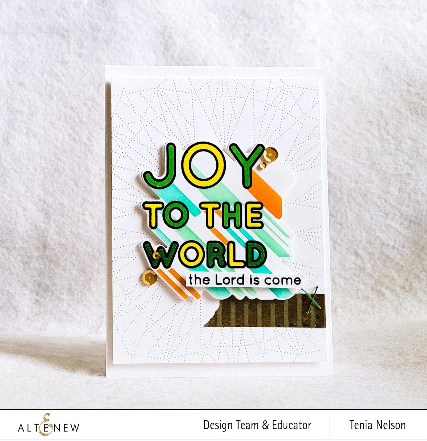 Stamp & Die & Stencil Bundle Joy To The World Typography