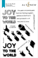 Stamp & Die & Stencil Bundle Joy To The World Typography