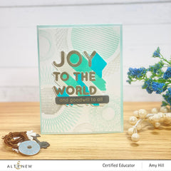 Stamp & Die & Stencil Bundle Joy To The World Typography