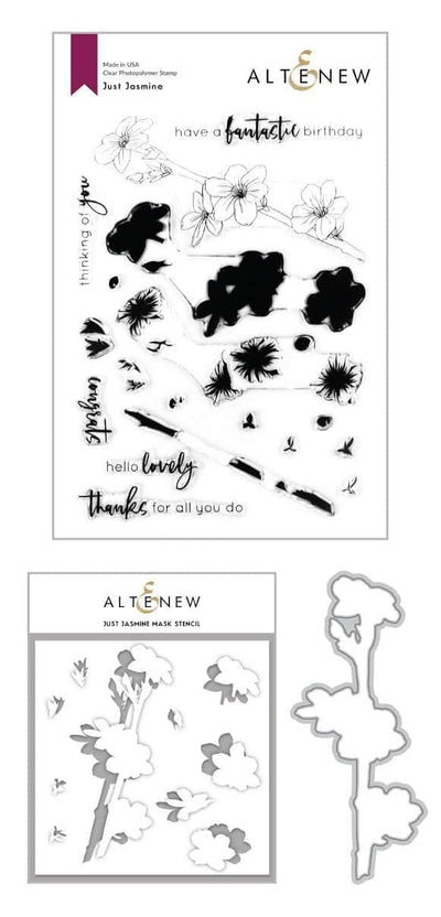 Stamp & Die & Stencil Bundle Just Jasmine