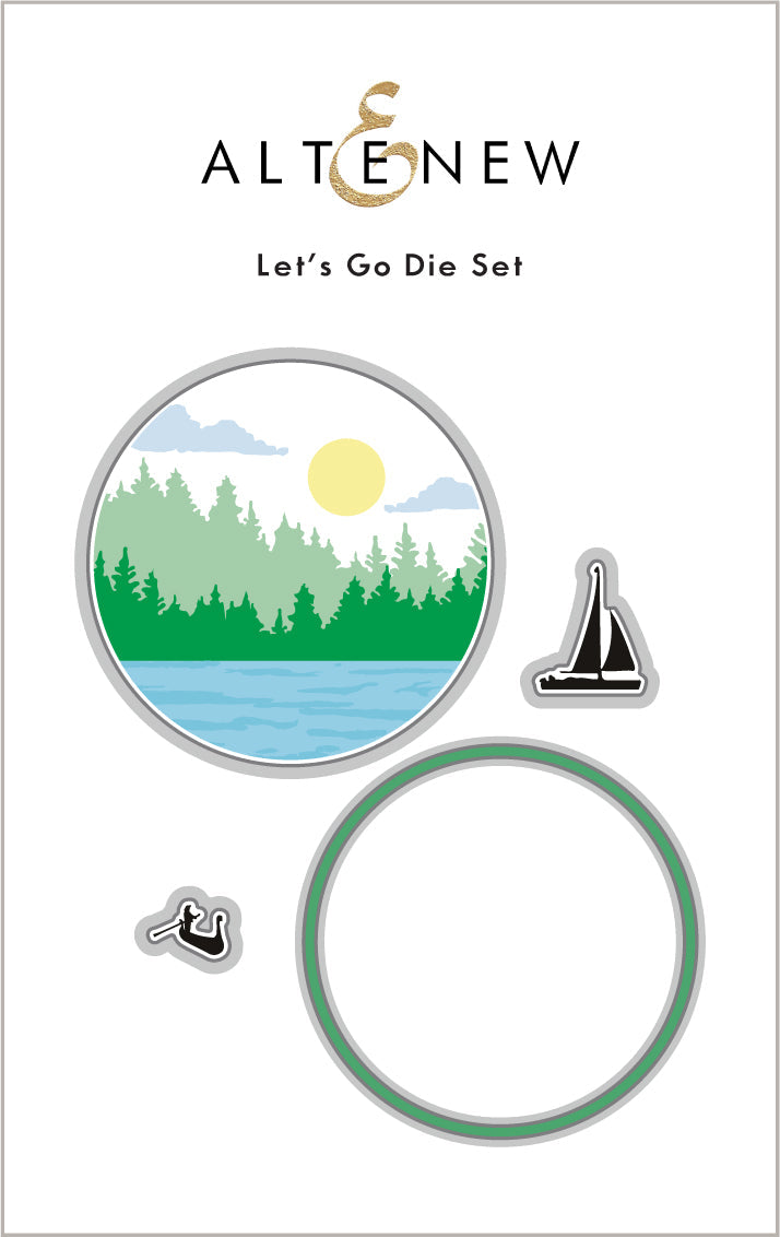 Stamp & Die & Stencil Bundle Let's Go