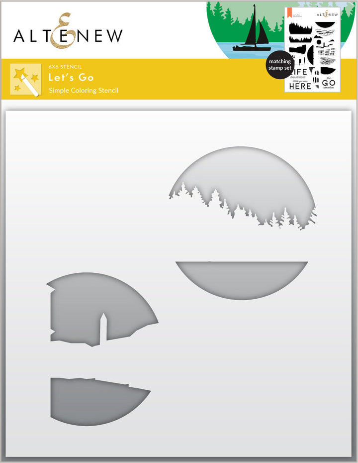 Stamp & Die & Stencil Bundle Let's Go