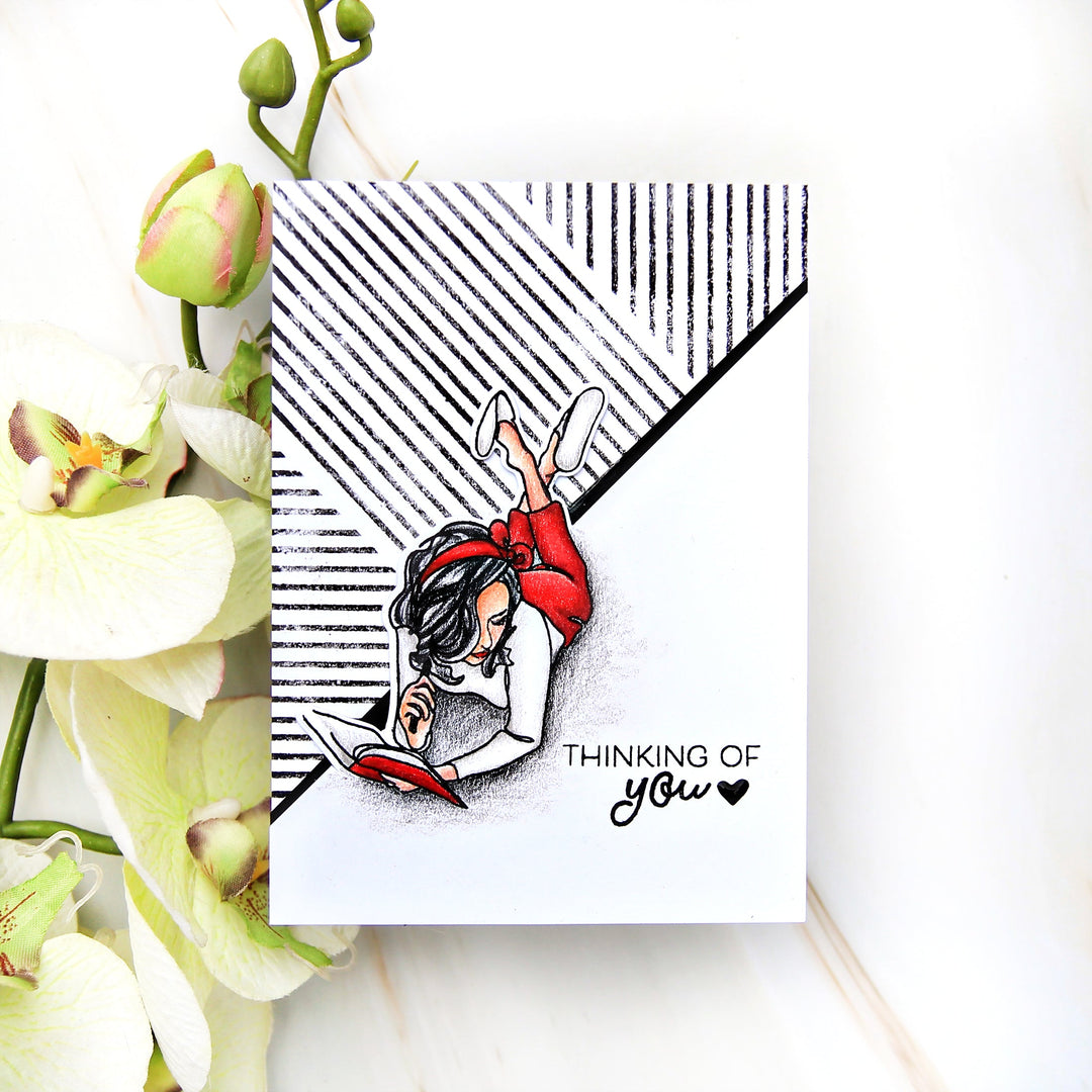 Stamp & Die & Stencil Bundle Linear Life: Daydreams
