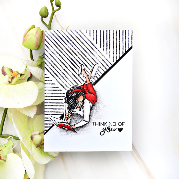 Stamp & Die & Stencil Bundle Linear Life: Daydreams