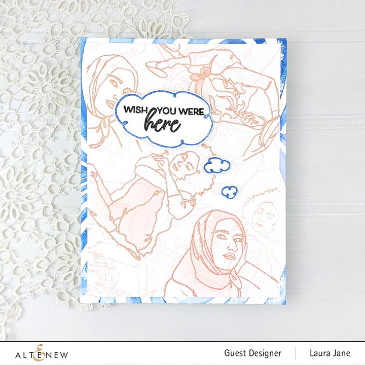 Stamp & Die & Stencil Bundle Linear Life: Daydreams