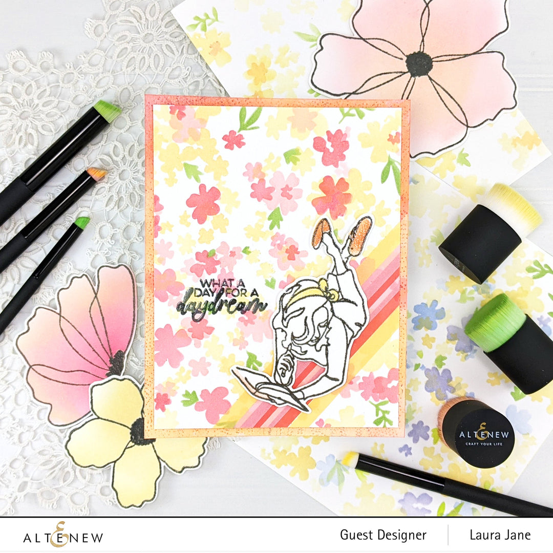 Stamp & Die & Stencil Bundle Linear Life: Daydreams