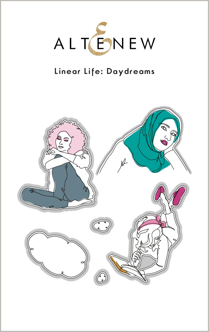 Stamp & Die & Stencil Bundle Linear Life: Daydreams