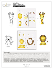 Stamp & Die & Stencil Bundle Little Safari