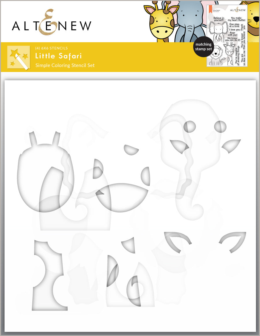 Stamp & Die & Stencil Bundle Little Safari