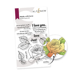 Stamp & Die & Stencil Bundle Made With Love