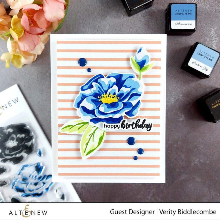 Stamp & Die & Stencil Bundle Marbled Bloom