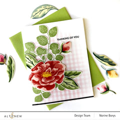 Stamp & Die & Stencil Bundle Marbled Bloom
