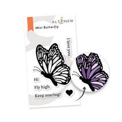 Stamp & Die & Stencil Bundle Mini Butterfly