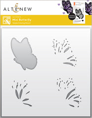 Stamp & Die & Stencil Bundle Mini Butterfly