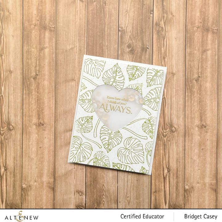 Stamp & Die & Stencil Bundle Monsteras And Quotes