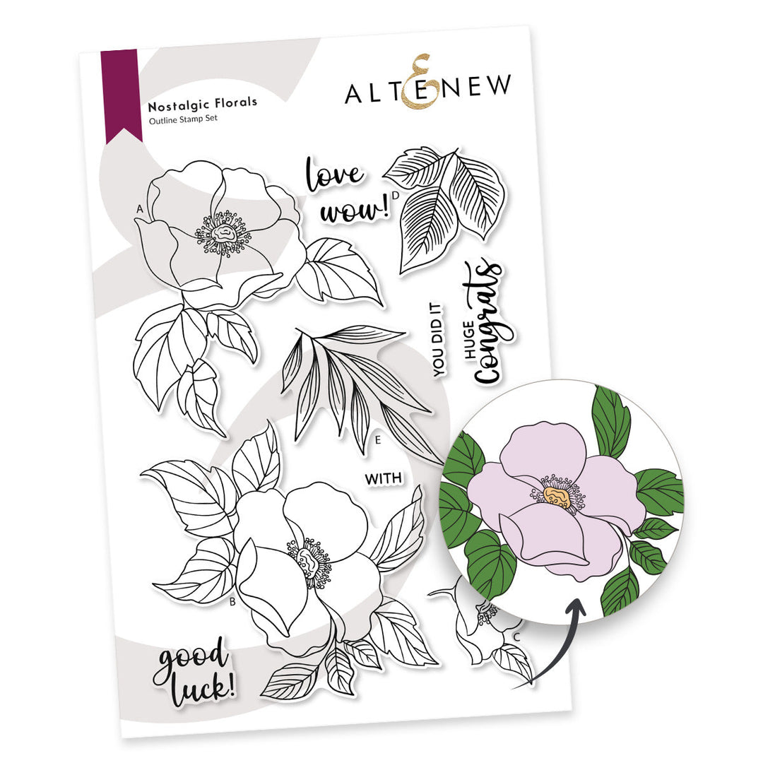 Stamp & Die & Stencil Bundle Nostalgic Florals