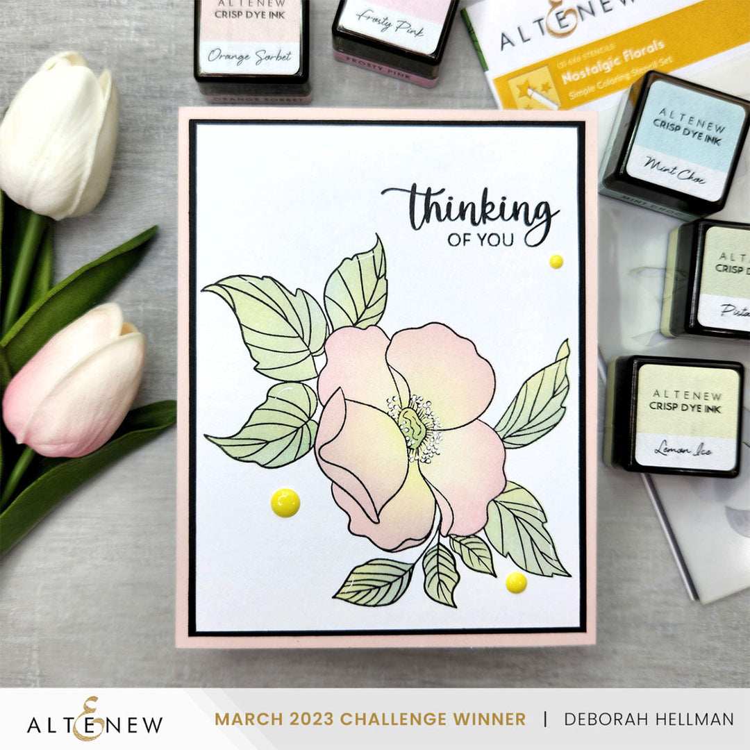 Stamp & Die & Stencil Bundle Nostalgic Florals