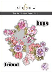 Stamp & Die & Stencil Bundle One-Go: Friendship Flowers