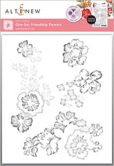Stamp & Die & Stencil Bundle One-Go: Friendship Flowers