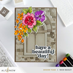 Stamp & Die & Stencil Bundle One-Go: Friendship Flowers