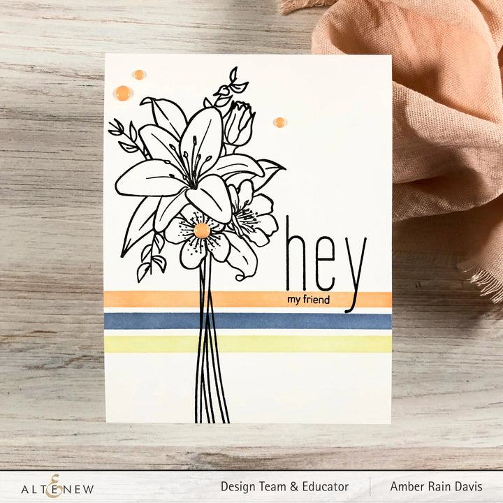 Stamp & Die & Stencil Bundle Our Friendship Blooms
