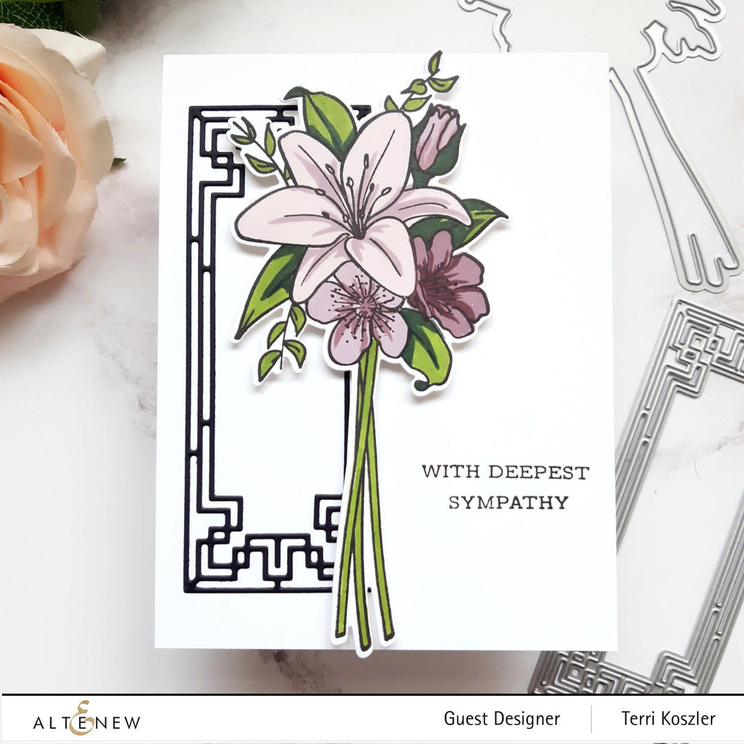 Stamp & Die & Stencil Bundle Our Friendship Blooms