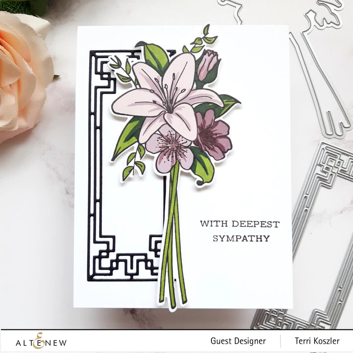 Stamp & Die & Stencil Bundle Our Friendship Blooms