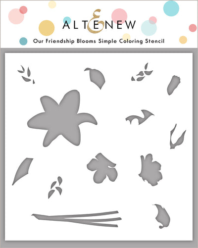 Stamp & Die & Stencil Bundle Our Friendship Blooms