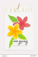 Stamp & Die & Stencil Bundle Playful Plumeria