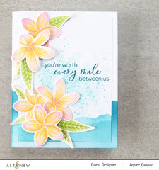 Stamp & Die & Stencil Bundle Playful Plumeria