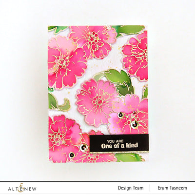 Stamp & Die & Stencil Bundle Precious Blooms