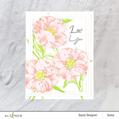 Stamp & Die & Stencil Bundle Queen Anemone