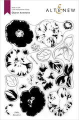 Stamp & Die & Stencil Bundle Queen Anemone