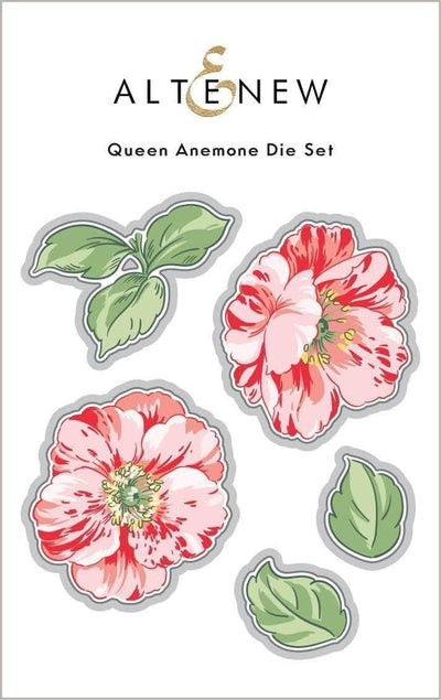 Stamp & Die & Stencil Bundle Queen Anemone