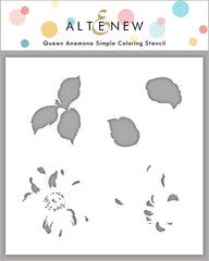 Stamp & Die & Stencil Bundle Queen Anemone