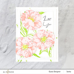 Stamp & Die & Stencil Bundle Queen Anemone