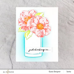 Stamp & Die & Stencil Bundle Queen Anemone