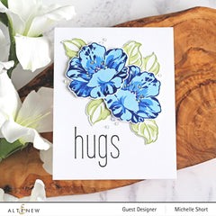 Stamp & Die & Stencil Bundle Queen Anemone