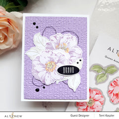 Stamp & Die & Stencil Bundle Queen Anemone
