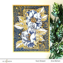 Stamp & Die & Stencil Bundle Queen Anemone