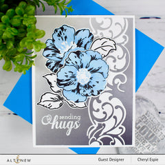 Stamp & Die & Stencil Bundle Queen Anemone