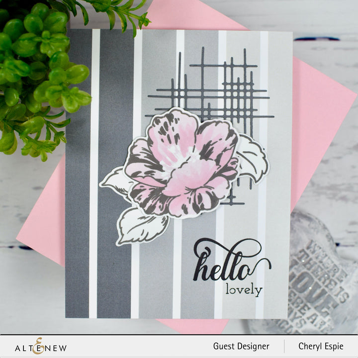 Stamp & Die & Stencil Bundle Queen Anemone