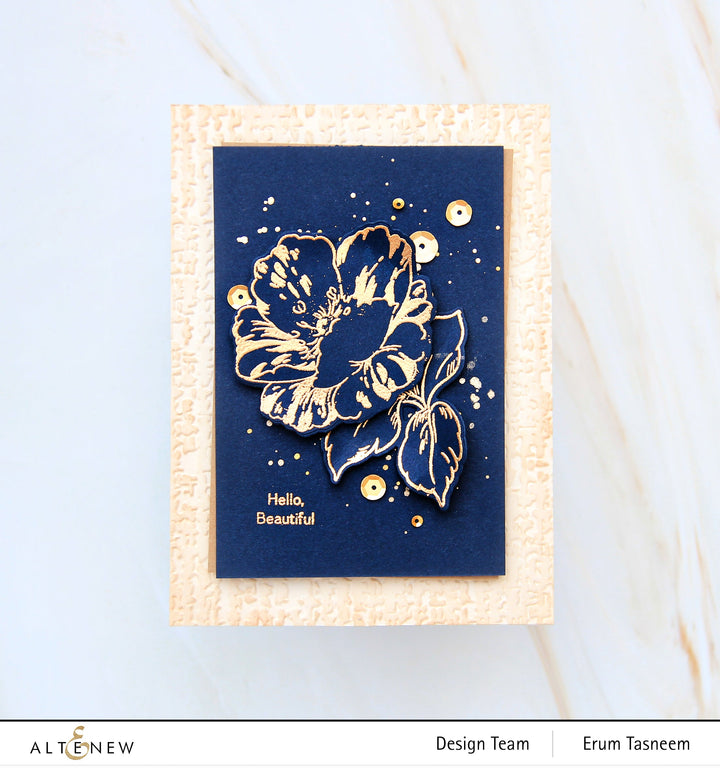 Stamp & Die & Stencil Bundle Queen Anemone