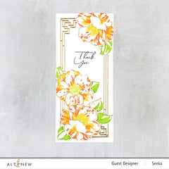 Stamp & Die & Stencil Bundle Queen Anemone
