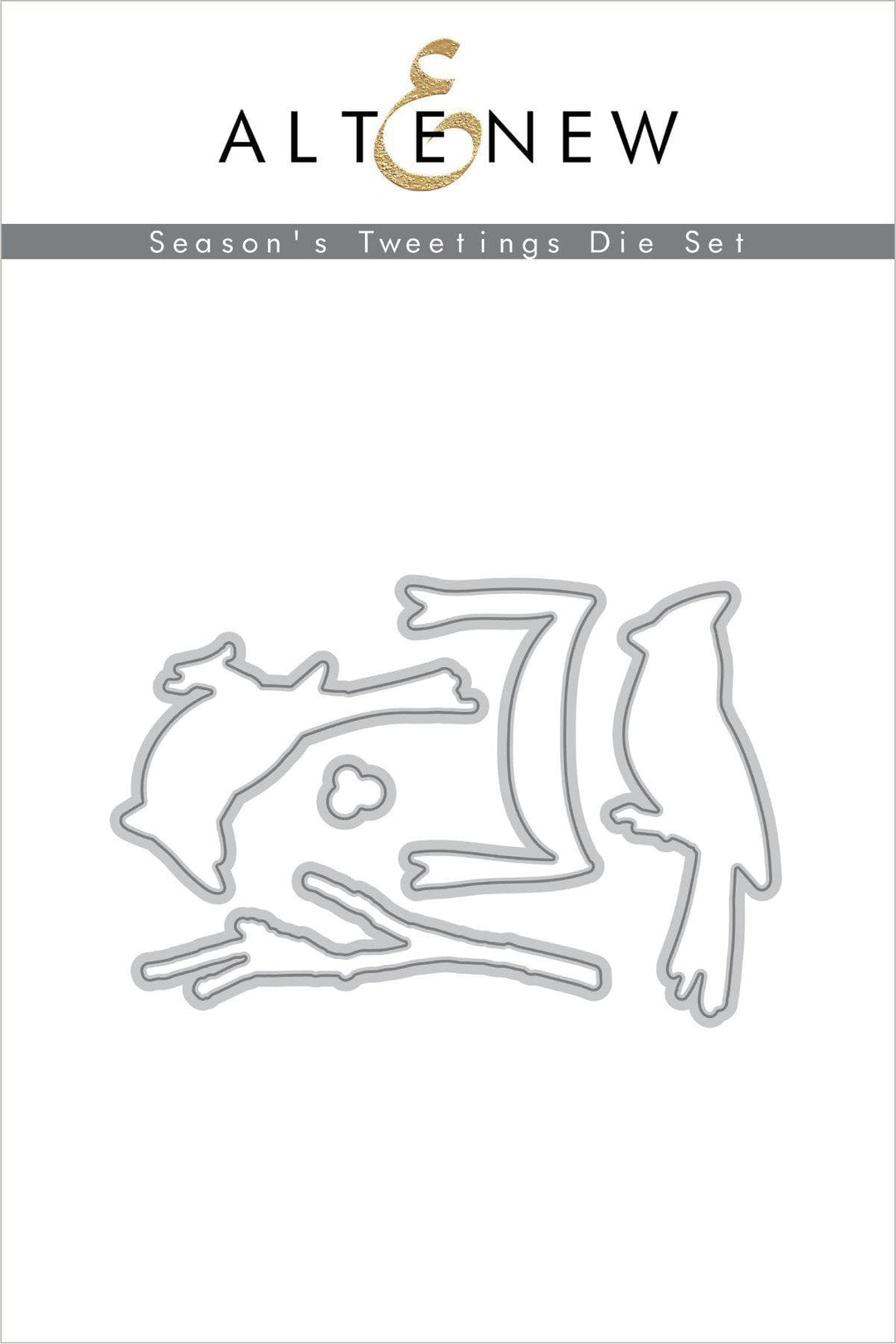 Stamp & Die & Stencil Bundle Season's Tweetings