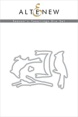 Stamp & Die & Stencil Bundle Season's Tweetings