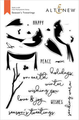 Stamp & Die & Stencil Bundle Season's Tweetings