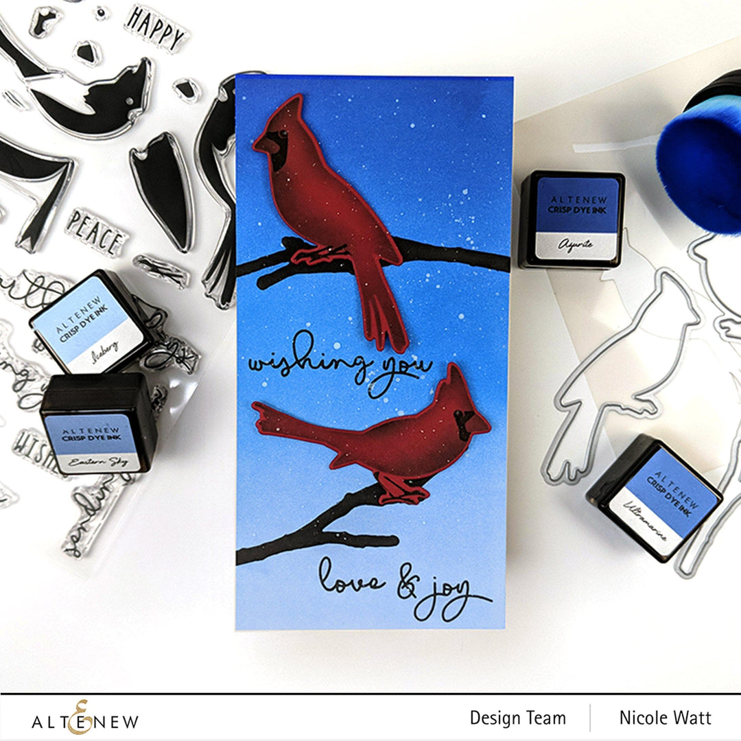 Stamp & Die & Stencil Bundle Season's Tweetings